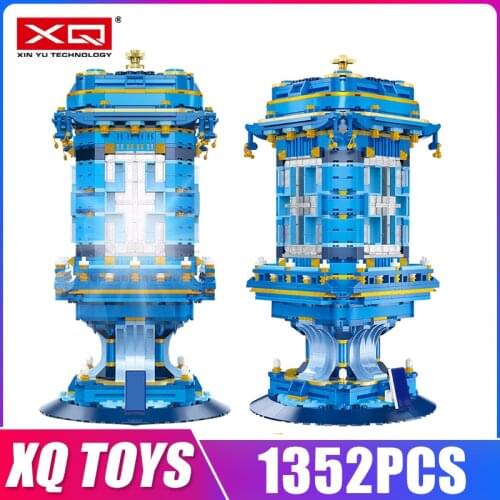 XQ 18001 Creative Toys Chinese Enamel Palace Lantern Model Building Blocks Bricks Assembly Bricks Kids Toys Christmas Gifts