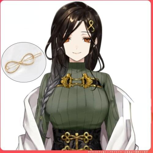Vtuber Shirayuki Tomoe Cosplay Hair Clip Hair Pin Anime Hairpin Bobby Pin Halloween Costume Accessories Props