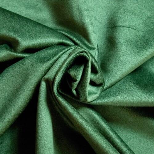 Green Curtain Velvet Fabric 145 cm width 10 mt'ye up cut