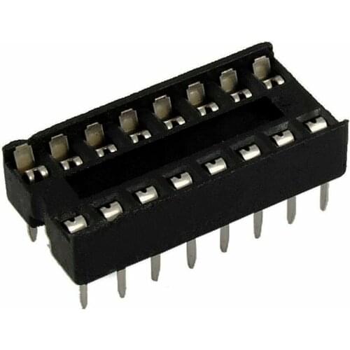 16 Pin 0.3 Inch DIL IC Socket - Pack of 10
