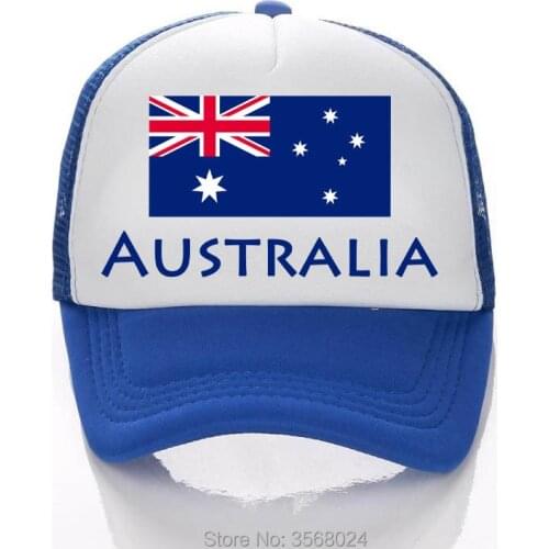 2018 football Adult/ Children Australia Football Trucker Cap AUSTRALIA Flag Men Snapbacks Women Sun Hat Adjust Kids