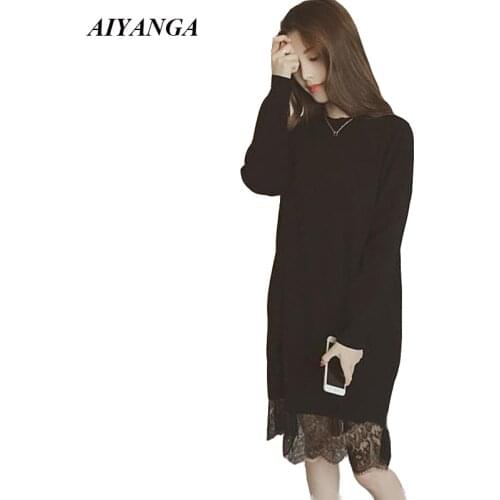 Модные трикотажные платья AIYANGA China At AliExpress