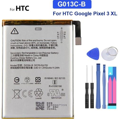 Battery G013C-B 3430mAh For HTC Google Pixel 3 XL 3XL Pixel3 Bateria