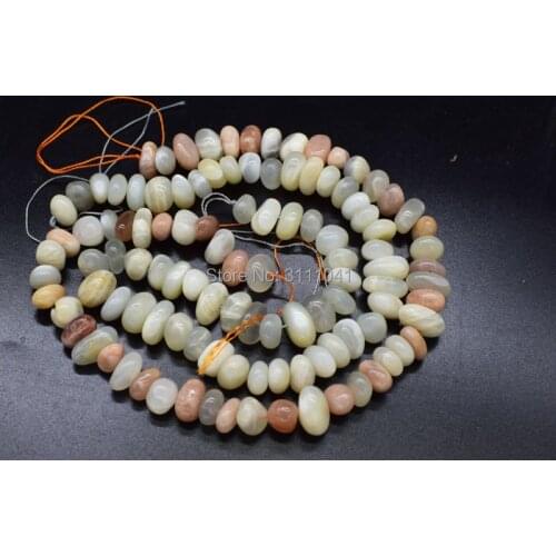 White moonstone/sunstone pink baroque 10-15mm 14inch for DIY jewelry making loose beads FPPJ wholesale beads nature gem stone