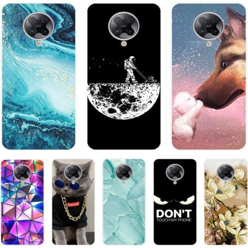 For Xiaomi Poco F2 Pro Case Black Silicone Soft Phone Cover for Xiaomi Poco F2 Pro Fundas F2Pro F 2 Pro 6.67'' TPU Cases Wolf