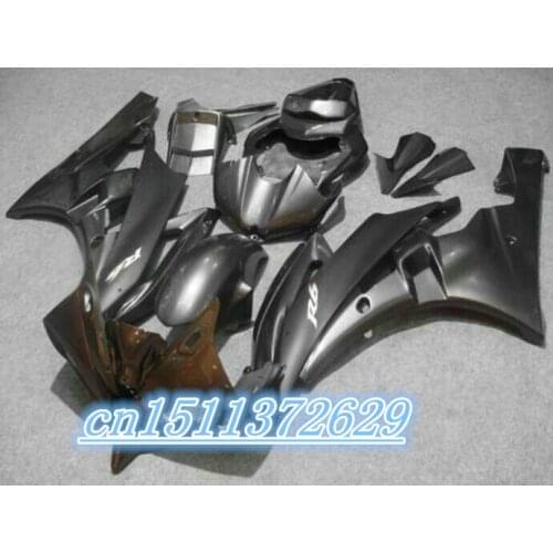 Dor-full black fairing kit for YZF R6 2006 2007 fairings set YZF-R6 06 07 2006 2007 D injection