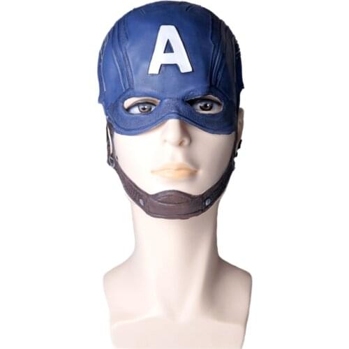 Captain America 3 Mask Civil America War Steven Rogers Superhero Resin Helmet Cosplay Costume Props Halloween Party