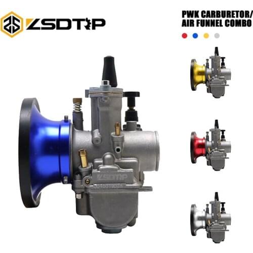ZSDTRP 21 24 26 28 30 32 34mm KEIHIN KOSO Carburetor Carb With Power Jet 2T 4T For Yamaha For Kawasaki Cafe Racer Moped