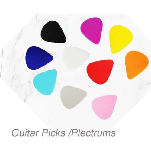 10/30 Pcs High Quality Guitar Pick 0.46mm 0.71mm 0.96mm Acoustic Plectrum Celluloid Electric Smooth Accessories