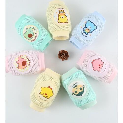 Baby Knee Pads Leg Crawling Elbow Toddlers Warmers Kids Safety Cushion Foot Warmer Legging Infants kids Cute Protector Pads