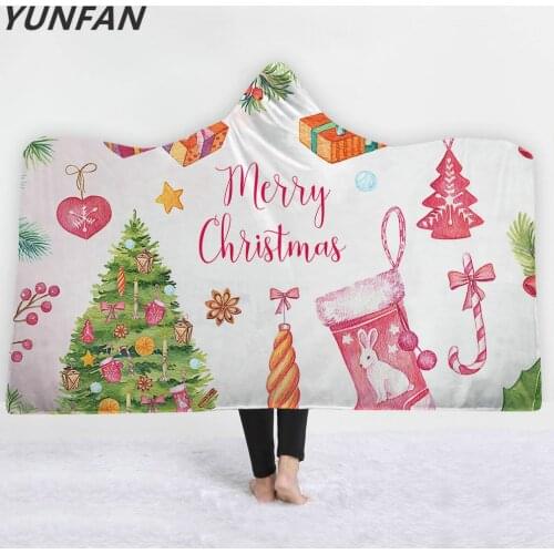 Christmas tree Blanket Microfiber Moose Elk Plush Sherpa Fleece Throw Blanket on Bed Sofa Reindeer Bedding 150x200cm white rugs