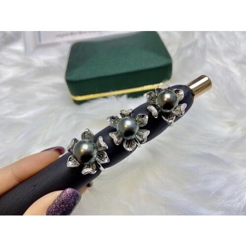 Unique Flower 925 Sterling Silver Adjustable Ring Findings Mountings Settings Parts Fittings for Pearls Jade Corals Stones Beads