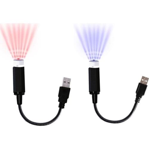 USB Car Roof Star Projector Light LED Interior Lamp, Romantic Decoration Star Lights Night Atmosphere Light