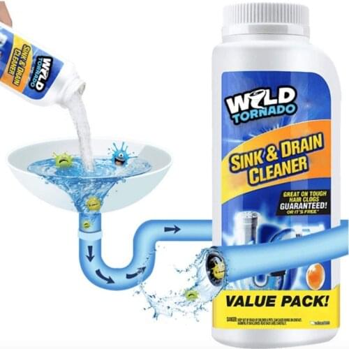110g Drop Shipping Powerful Kitchen Pipe Dredging Agent Dredge Deodorant Toilet Sink Drain Cleaner Sewer Fast Cleaning Tools