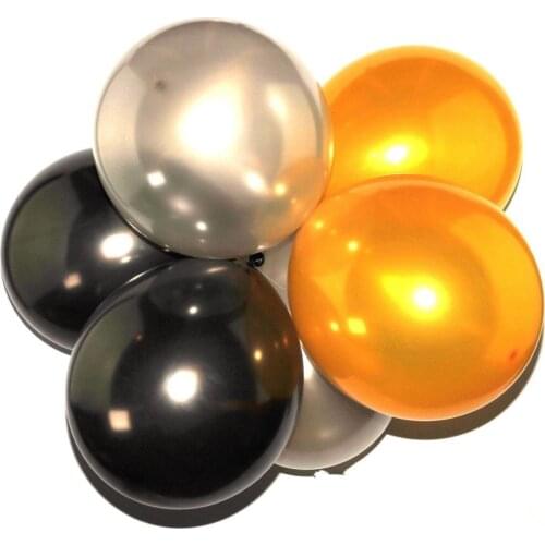 12inch Latex Balloons Happy Birthday Party Wedding Christmas Decorations Balloon Kids Deco Supplies Golden Fiesta Anniversary