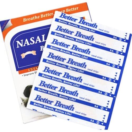 30pcs/1box Nasal Strips Antisnoring Patches Valid Snoring Anti Solution Size（66x19mm）Snore Stopper Better Breath Easier Sleeping
