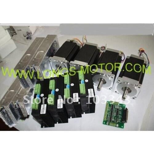DE/US ship 4Axis Nema34 Stepper Motor 1600oz & stepper motor driver DM860A & 4PCS POWERCNC Router or Mill