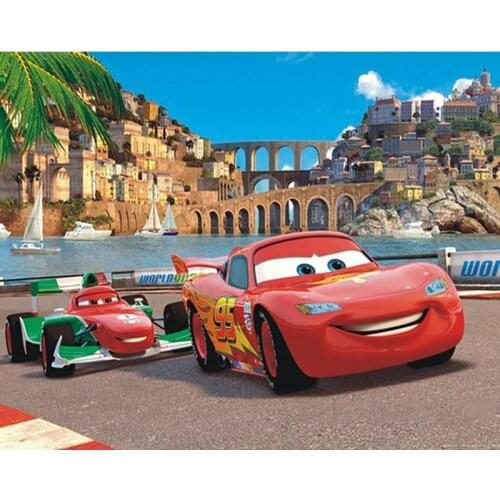 5D Diamond Painting Disney Cartoon Car Full Square&Round Diamond Embroidery Mosaic Rhinestone Pictures Home Decoration