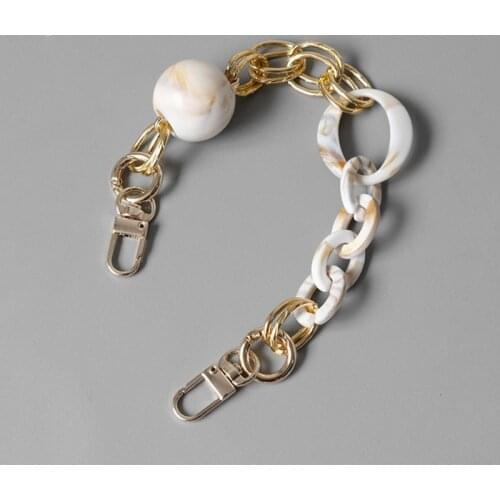 Acrylic Short Strap Replacement for Handmade Beach Bag Bucket Handbag Handles Top Handle Bags Purse Handle