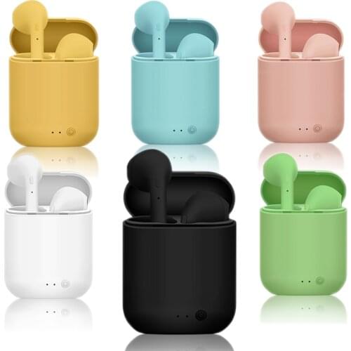 I7s Mini-2 TWS Wireless Earphones Bluetooth 5.0 Headset Matte Macaron Earbuds Waterproof Headphone Sport Headset PK i9s i12
