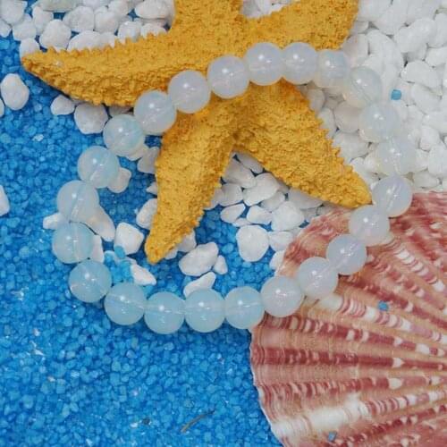 Natural Stone Beads Moonstone Gravel Buddha Bracelets Women Mens Jewelry Meditation Bracelet For Yoga F4M3