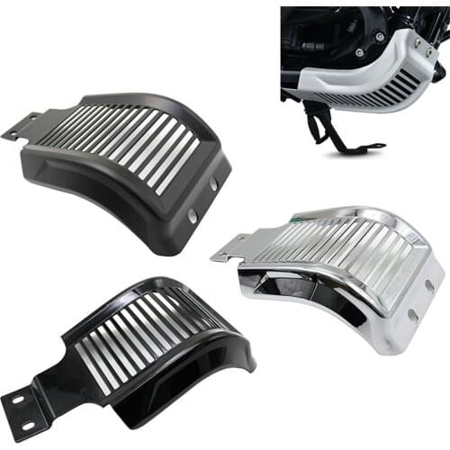 Black Skid Plate Engine Chassis Guard Protector for Harley Sportster 883 1200 XL 48 72 Motorcycle Chin Fairing Spoiler Cover