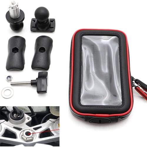 For 7-8 inch Phone Holder Motorcycle Navigation Bracket For BMW S1000RR Fork Stem Mount Bracket