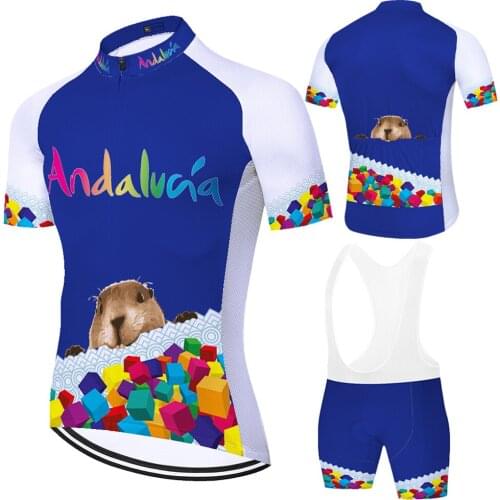 Andalucia Divise Mallot Verano Equipamento Maglia Uomo Maillot Hombre Tenue Cyclisme Homme Abbigliamento Ciclismo Ropa Ciclismo