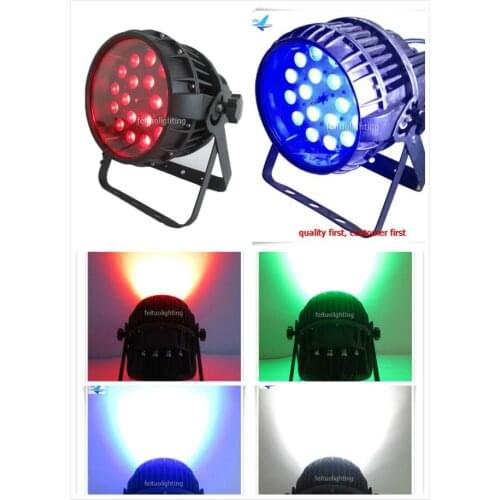 H 8pcs Best selling high quality waterproof 18x10w rgbw 4in 1 zoom wash beam led par stage light outdoor IP65 par led