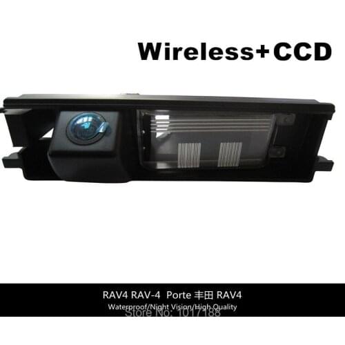 HD!! WIFI camera Wireless Car Rear View Camera CCD Chip For Toyota RAV4 RAV-4 Porte