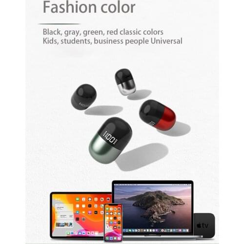 HOT TWS Wireless Headset Bluetooth Headphones Noise Cancelling HIFI Stereo Sport Waterproof Earphones With Mic For Xiaomi Huawei