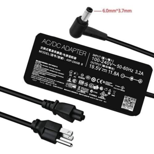 Huiyuan Fit for Asus ROG GL702V GX501 GX501VI-GZ027T GX501VI-GZ025T GX501VI-GZ020T Laptop Power Supply Adapter 230W 6.0mm*3.7mm
