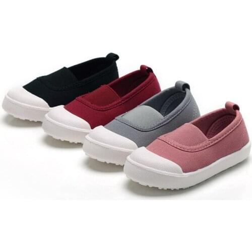 2020 Spring Autumn Baby Boy Girl Shoes Sneakers Solid Casual Canvas Shoes for Kids Anti skid Soft Sole Children Toddler Shoes