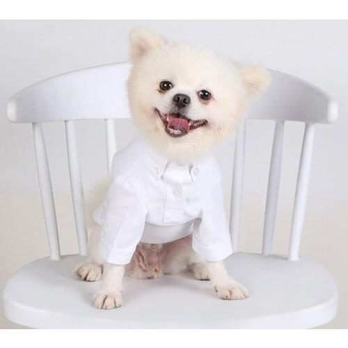 Summer Black/White Bulldog Clothes Dog Shirt Cat Dog Pets Clothing Yorkshire Poodle Pomeranian Schnauzer Pug French Dropshipping