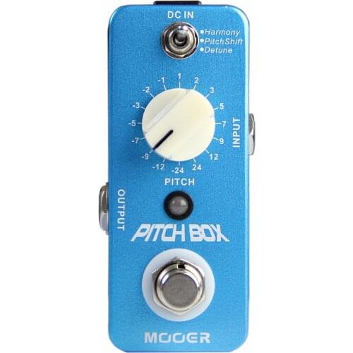 NEW Effect Guitar Pedal /MOOER Compact Pedals Pitch Box Pitch Pedal,Harmony/Pitch shifting pedal