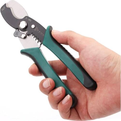 Cutting Pliers Wire Stripper 8/ 10/ 12/ 14/ 16 AWG Wire Stripping & Cutting Tool Cable Cutter Strippers Electrician Hand Tools