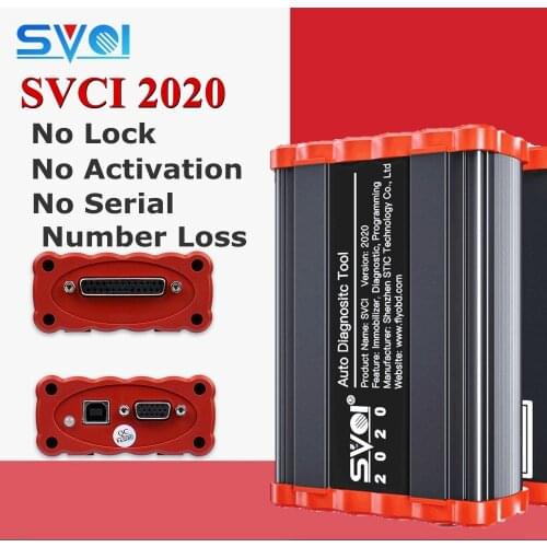 SVCI 2020 Full Version Key Programmer SVCI 2019 ABRITES Commander 21 Software Unlocked VVDI2 No Limited NXP Chip Diagnostic Tool