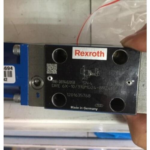 Rexroth MNR：0811402058 DRE6X-1X/310MG24-8NZ4M DRE 6X-10/310MG24-8NZ4M Pilot operated proportional reducing valve Made in Germany