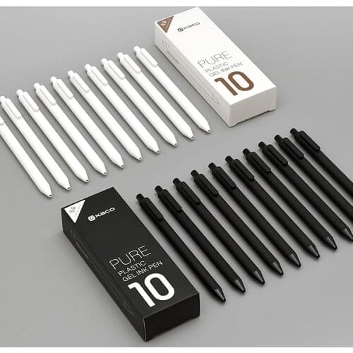 Xiaomi KACO 0.5mm Xiao Mi Signing Pen Gal Ink Smooth Writing Durable Signing Black Refill