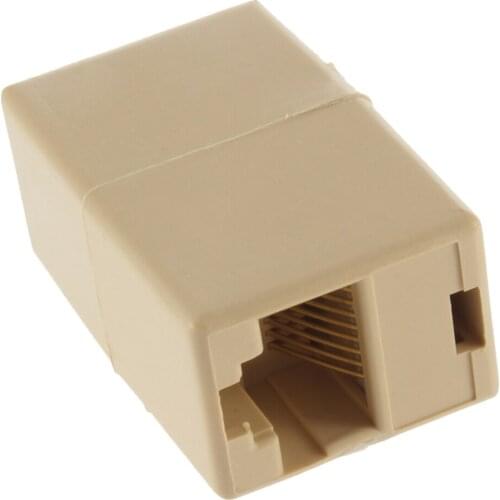 10PCS RJ45 Cat 5e Network Cable Straight Ethernet LAN Coupler Joiner Connector