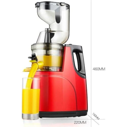 Juicers Large caliber original juice machine household automatic low-speed juicer commercial fruit vegetable multi-function