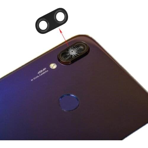 2pcs for Xiaomi Redmi Note 7 Camera Glass Lens Back Rear Camera Glass Lens with Glue Redmi Note7 Replacement Repair Spare Parts