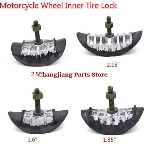 1PC Universal Motorcycle Wheel Rim Lock tyre inner tube safe bolt 1.6" 1.85" 2.15" 2.50" inner tire lock for dirt pit bike