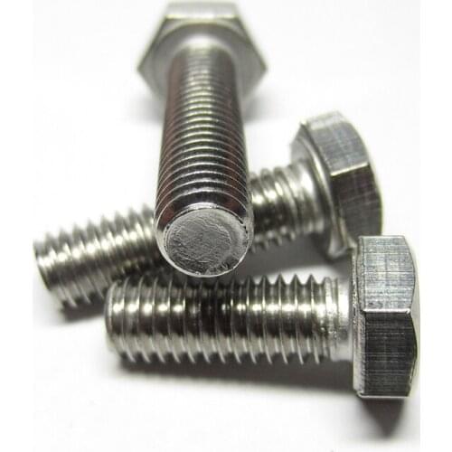 M4 M5 M6 M8 Stainless Steel Hexagonal Screws Outside Hex Bolt DIN933 Bolts For Electrical Machine Equipment Wheel Construction