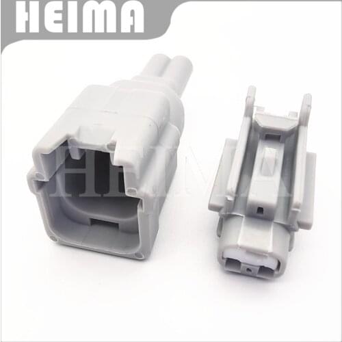 10/20/30set gray waterproof Adapter male and female 2 pin way Sealed auto electrical connector 7282-7770-40 7183-7770-40
