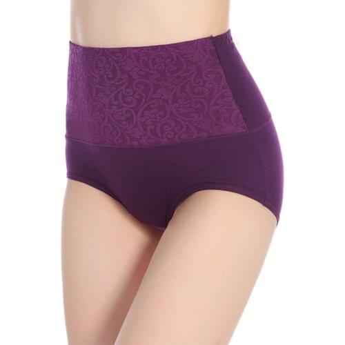 Womens Panties pure Cotton Briefs Ladies Panty Sexy Lingerie Underwear Female Underpants high waist plus size high quality