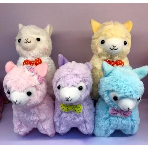 17cm Kawaii Alpaca Popnrlbo Plush Doll Pretty Lovely Llama Stuffed Toys Japanese Alpaca Stuffed Animals Doll Briquedo Doll