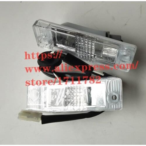 2pcs/set Rear License Plate Light For Chery QQ6 Jaggi X1 indiS Beat Arrizo M7 S21-3717010