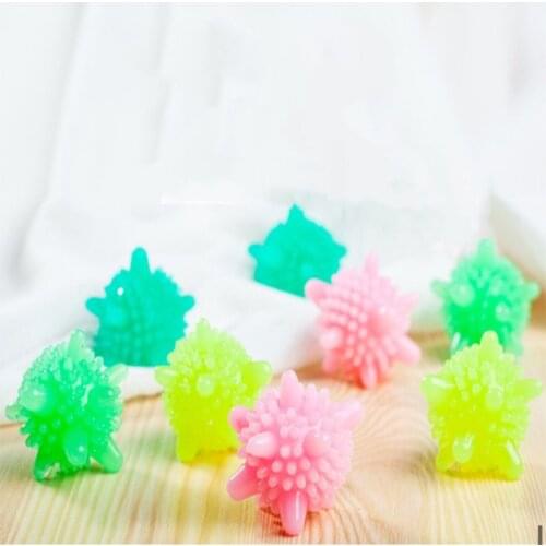 5pcs/lot Magic Laundry Ball for Household Cleaning Washing Machine Clothes Softener Starfish Shape PVC Solid Cleaning Balls