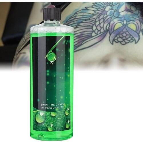 500ml Safe Microblading Green Soap Tattoo Cleansing Liquid Soothing Solution Skin Wound Clean Tattoo Relieve Equipment Accessory
